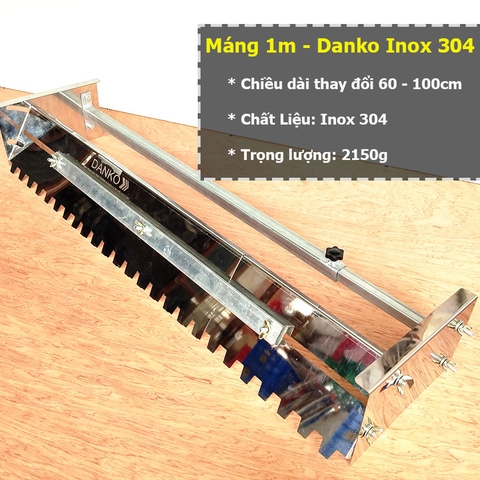 Máng kéo răng cưa tạo rãnh lát gạch mở rộng từ 60cm - 110cm