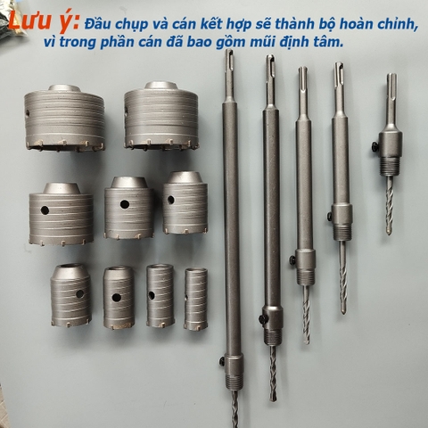 Phụ Kiện Mũi Khoan Rút Lõi Tường Bê Tông 30-90mm Lắp Cho Máy Khoan Bê Tông