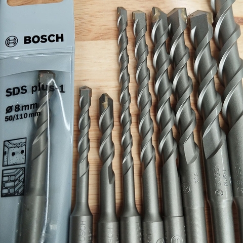 Mũi Khoan Bê Tông BOSCH CHÍNH HÃNG SDS Plus-1 Mũi khoan bê tông 2 cạnh