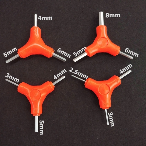 Cây Lục Giác 3 đầu - Lúc Giác Chữ Y 3 Trong 1 Các Cỡ 3 4 5 6 8mm