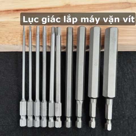 Lục Giác Lắp Nhanh Vào Máy Khoan Vặn Vít Dài 5cm và 10cm - Có Từ Tính - bán lẻ