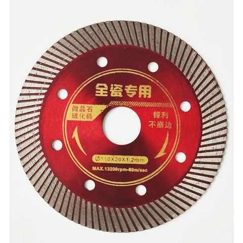 Lưỡi cắt đa năng chuyên cắt Gạch men Cắt đá - Đĩa cắt kim cương 1 tấc 105 110mm
