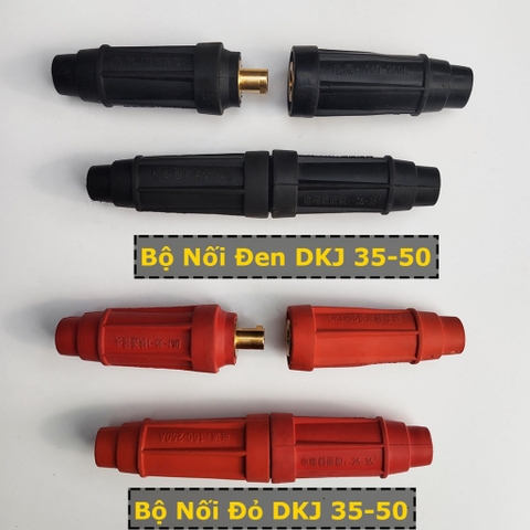 Bộ Giắc Nối Nhanh Cáp Hàn DKJ35-50 Dùng Cho Dây Cáp Hàn 25-35mm2 - Bộ Nối Dài Dây Hàn Chuyên Dụng