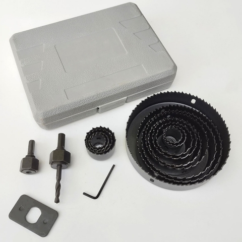 Bộ Mũi Khoét Thạch Cao và Gỗ Mềm - 8,11,16 Chi Tiết