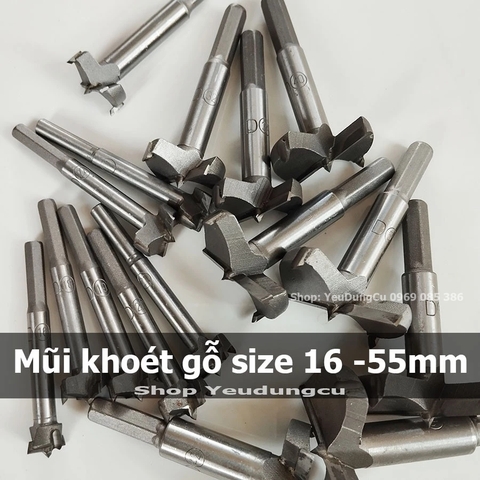 Mũi khoét gỗ lỗ tròn Ruimeile các size 16mm - 55mm