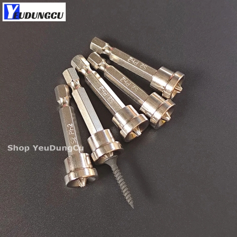 Mũi Bắn Vít PH2 Từ Tính Chặn Chống Lún | Dụng Cụ Thi Công Thạch Cao & Gỗ