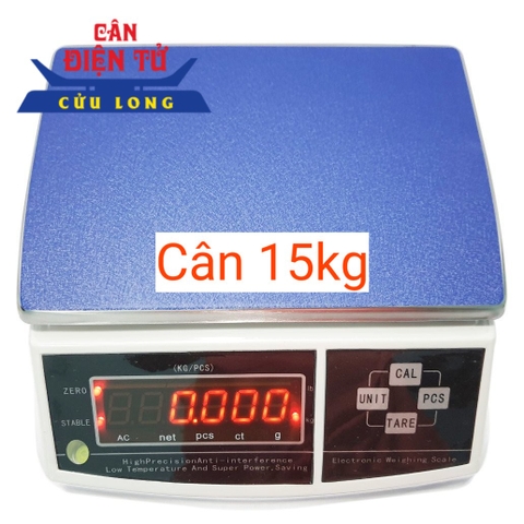 CÂN TRONG LƯỢNG 15KG X 0.5G