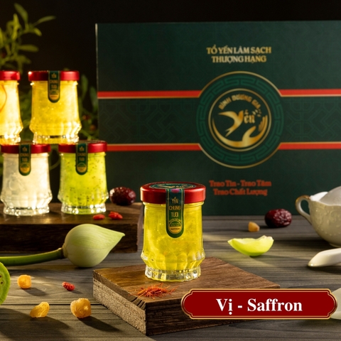 Yến chưng tươi - Vị Saffron