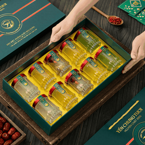 Set Quà 10 Hũ - Yến Chưng Tươi