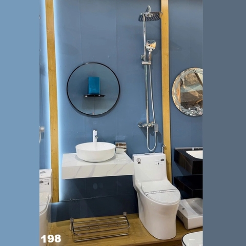 Combo phòng tắm, combo nhà tắm, trọn bộ thiết bị vệ sinh phòng tắm 198