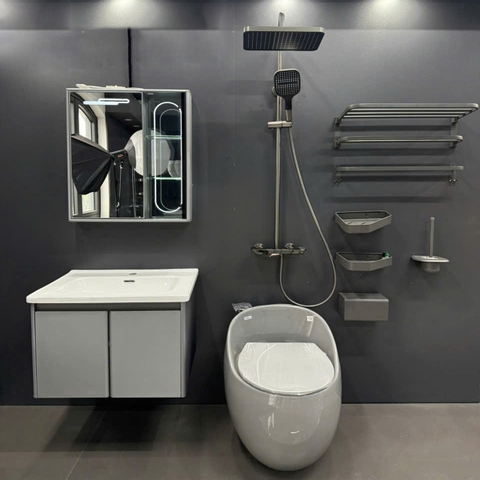 Combo phòng tắm, combo nhà tắm, trọn bộ thiết bị vệ sinh phòng tắm 208