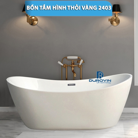 Bồn Tắm Hình Thỏi Vàng DRV-2403