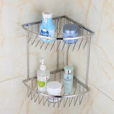 Kệ Góc 2 tầng inox Cao cấp