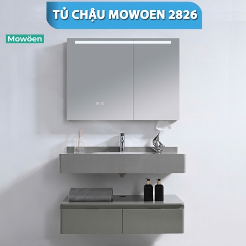 Bộ Tủ Gương Phòng Tắm, Tủ Lavabo Đẹp, Tủ Lavabo Phòng Tắm MW2826