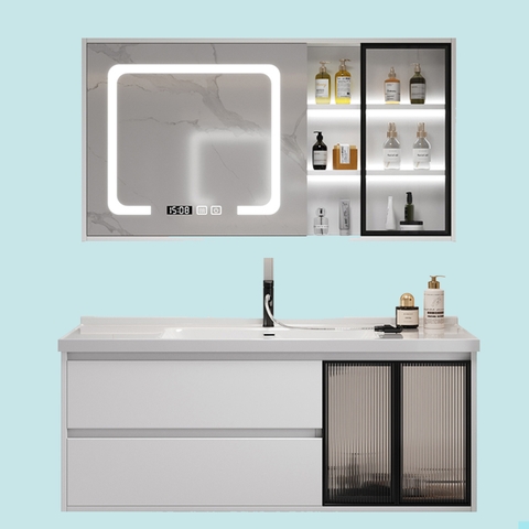 Bộ Tủ Gương Phòng Tắm, Tủ Lavabo Đẹp, Tủ Lavabo Phòng Tắm TC5051