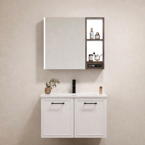 Bộ Tủ Gương Phòng Tắm, Tủ Lavabo Đẹp, Tủ Lavabo Phòng Tắm 254