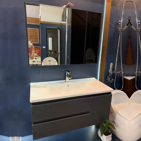 Bộ Tủ Gương Phòng Tắm, Tủ Lavabo Đẹp, Tủ Lavabo Phòng Tắm 825