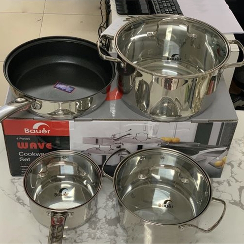 Bộ nồi Bauer Wave 4 món