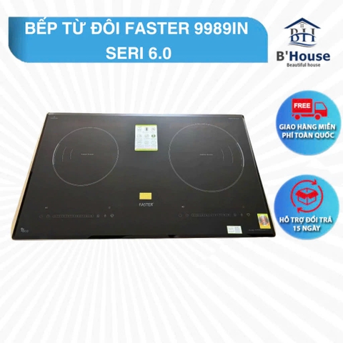 Bếp từ đôi faster 9989in seri 6.0