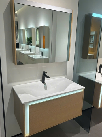 Bộ Tủ Gương Phòng Tắm, Tủ Lavabo Đẹp, Tủ Lavabo Phòng Tắm CR 806