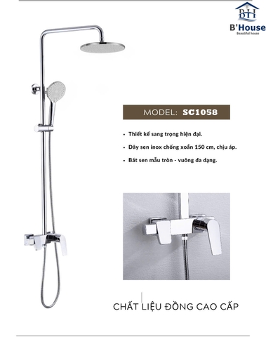 Sen cây tắm đứng SC 1058