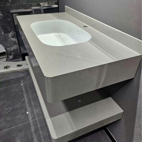 Bộ Bàn Đá Bo góc