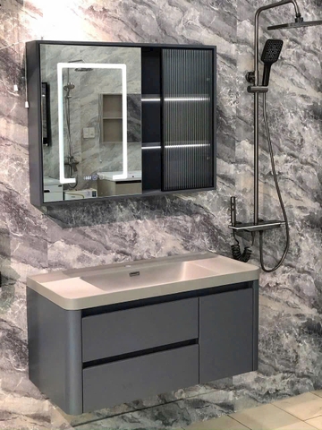 Bộ Tủ Gương Phòng Tắm, Tủ Lavabo Đẹp, Tủ Lavabo Phòng Tắm