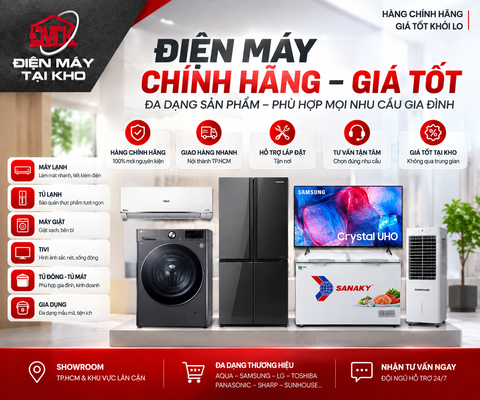 Top 3 Điện Máy Uy Tín, Giá Tốt Tại TP.HCM 2026