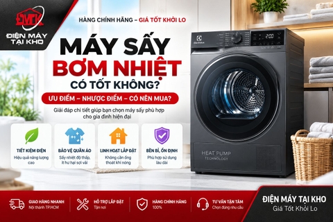 Máy Sấy Bơm Nhiệt Có Tốt Không? Có Đáng Mua 2026?