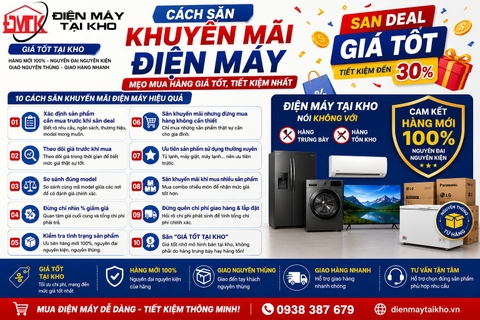 Cách Săn Khuyến Mãi Điện Máy: Mẹo Mua Hàng Tiết Kiệm Nhất