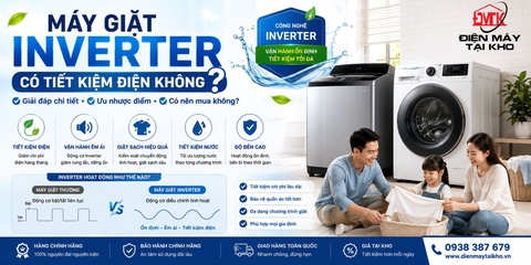Máy Giặt Inverter Có Tiết Kiệm Điện Không? Có Nên Mua Không?