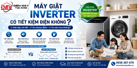 Máy Giặt Inverter Có Tiết Kiệm Điện Không? Có Nên Mua Không?