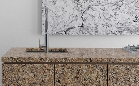 9+ mẫu đá ốp bếp màu vàng đẹp HOT nhất 2022