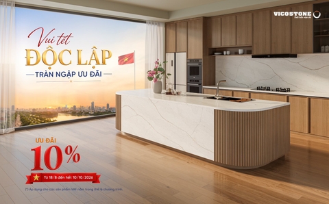 VICOSTONE KHUYẾN MÃI – ƯU ĐÃI 10% MỪNG TẾT ĐỘC LẬP 2026