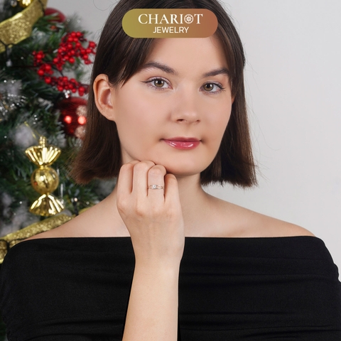 Nhẫn bạc NCJ54 Minimalist Tiny ChariotJewelry