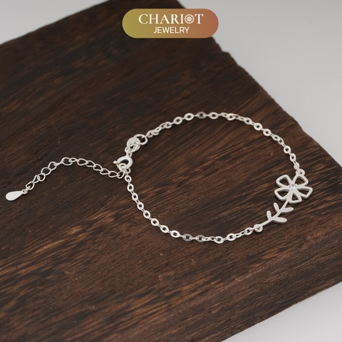 Lắc tay BCJ18 đóa hoa tinh tế Chariot Jewelry