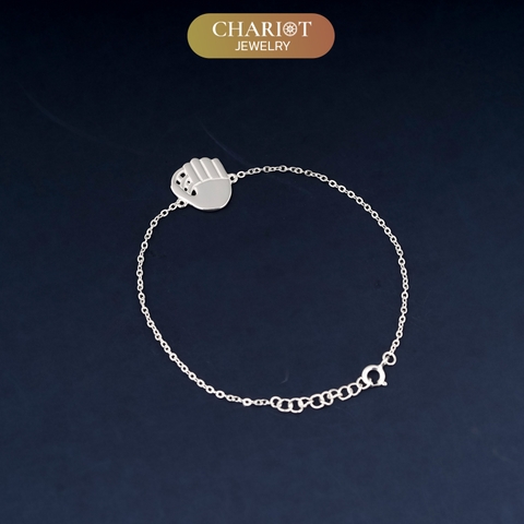 Lắc tay BCJ26 kết hợp charm găng tay bóng chày Chariot Jewelry