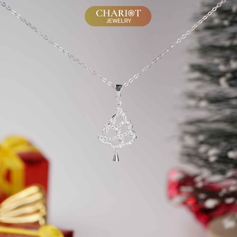 Dây chuyền bạc DCJ34 925 CHARIOT cây thông giáng sinh ChariotJewelry