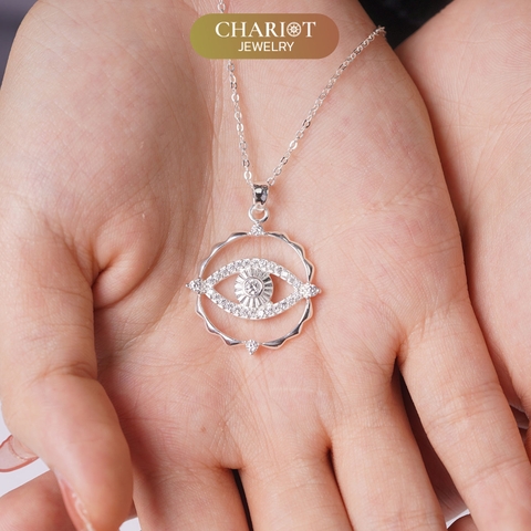 Dây chuyền bạc DCJ52 mắt thần Horus s925 ChariotJewelry