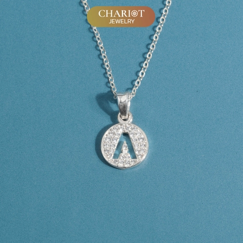 Dây chuyền DCJ104 chữ cái mang phong cách cá nhân hóa bạc 925 ChariotJewelry