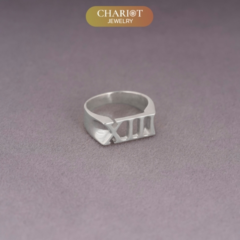 Nhẫn bạc S925 NCJ79 quà tặng sinh nhật ý nghĩa dành cho bạn trai ChariotJewelry
