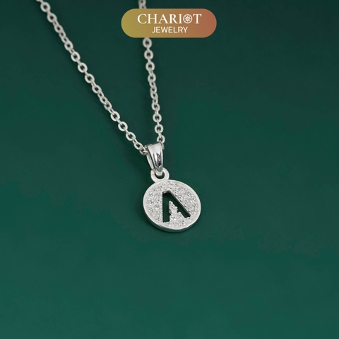Dây chuyền DCJ104 chữ cái mang phong cách cá nhân hóa bạc 925 ChariotJewelry