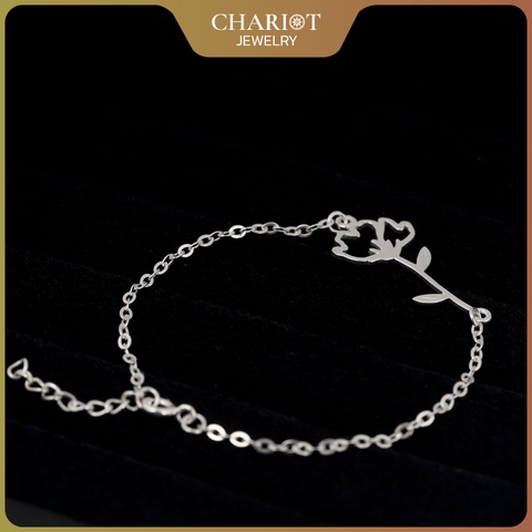 Lắc tay BCJ19 đóa hoa dịu dàng Chariot Jewelry