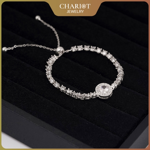 Lắc tay BCJ23 dòng thác pha lê tỏa sáng Chariot Jewelry