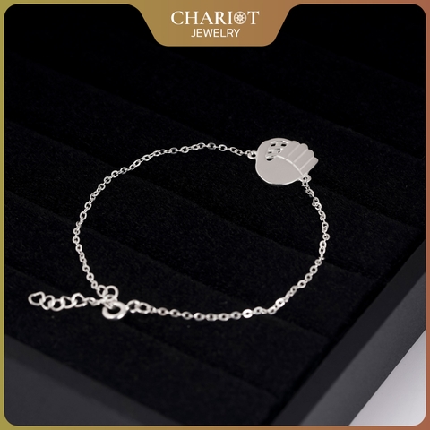 Lắc tay BCJ26 kết hợp charm găng tay bóng chày Chariot Jewelry