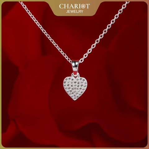 Dây chuyền S925 DCJ120 Mini Heart, quà tặng 8-3 ý nghĩa, Chariot Jewelry