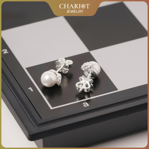 Khuyên tai bạc ECJ43 Eternity s925 Chariotjewelry