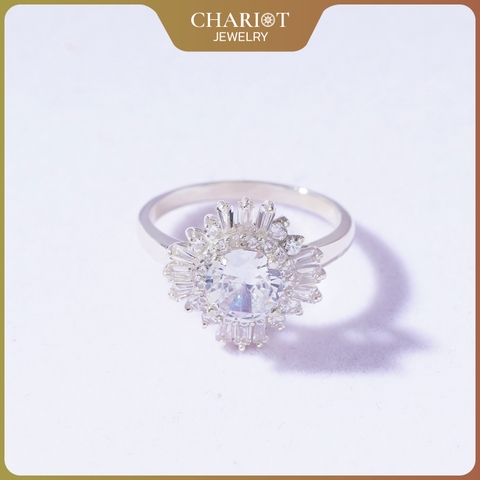 Nhẫn bạc NCJ54 Minimalist Tiny ChariotJewelry