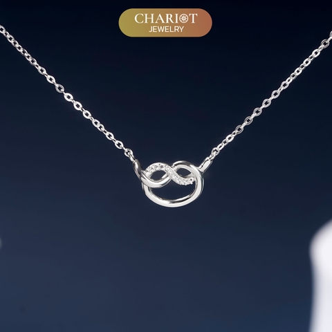 Dây chuyền bạc DCJ16 Infinity Link S925 ChariotJewelry