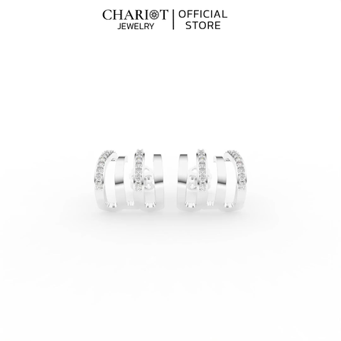 Khuyên Tai Bạc ECJ59 Cat's Claws Chariot Jewelry